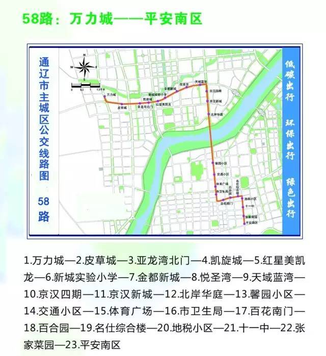 通辽最新公交车路线图，揭示城市公共交通新面貌